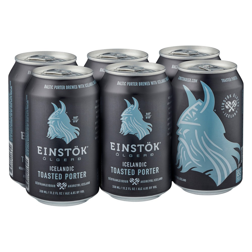 Einstok Icelandic Toasted Porter Beer - 6pk/11.2 fl oz Cans