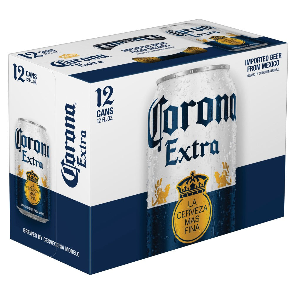 Corona Extra Beer Cans 12 oz, 12 pk