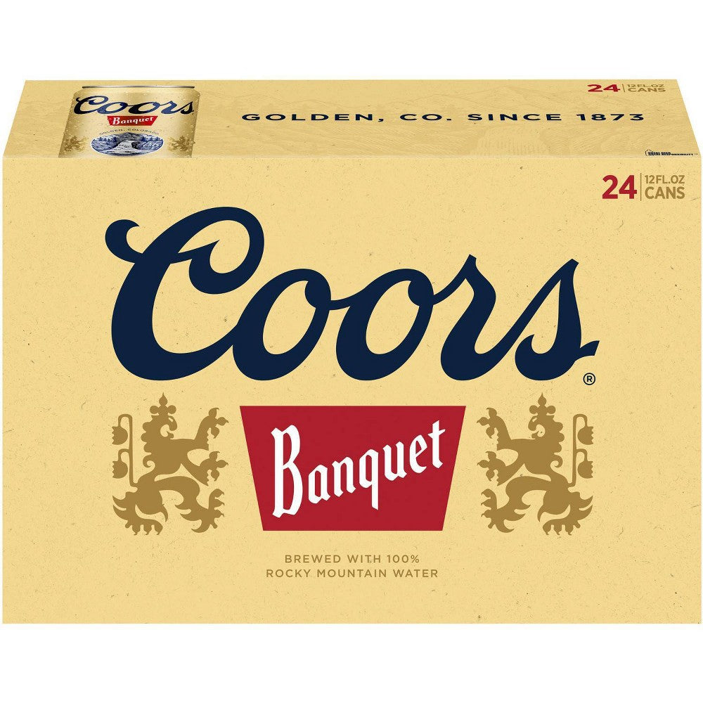 Coors Banquet Beer - 24pk/12 fl oz Cans