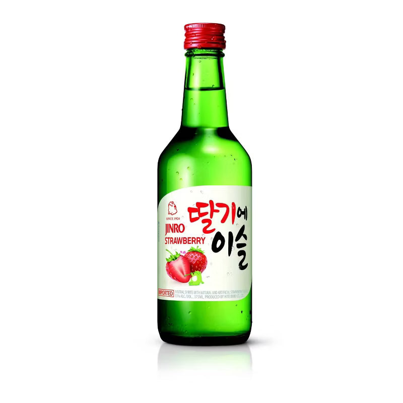 Jinro Strawberry Soju - 375ml Bottle