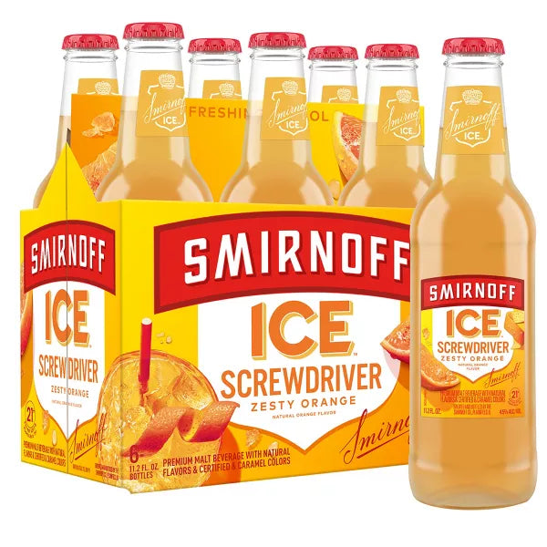 Smirnoff Ice Screwdriver - 6pk/11.2 fl oz Bottles