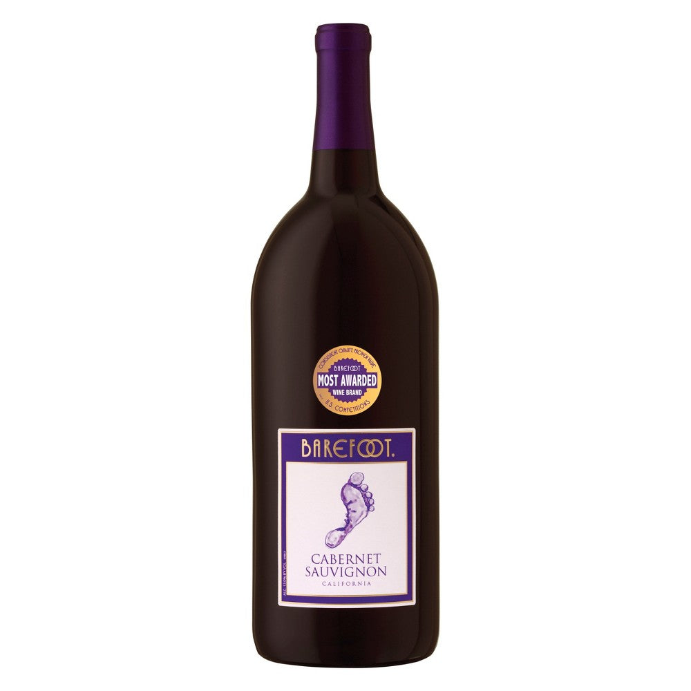 Barefoot Cabernet Sauvignon Red Wine - 1.5 L Bottle