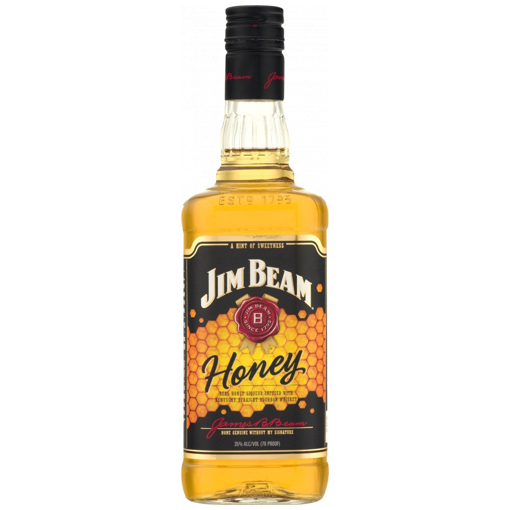 Jim Beam Honey Bourbon Whiskey, 750 mL