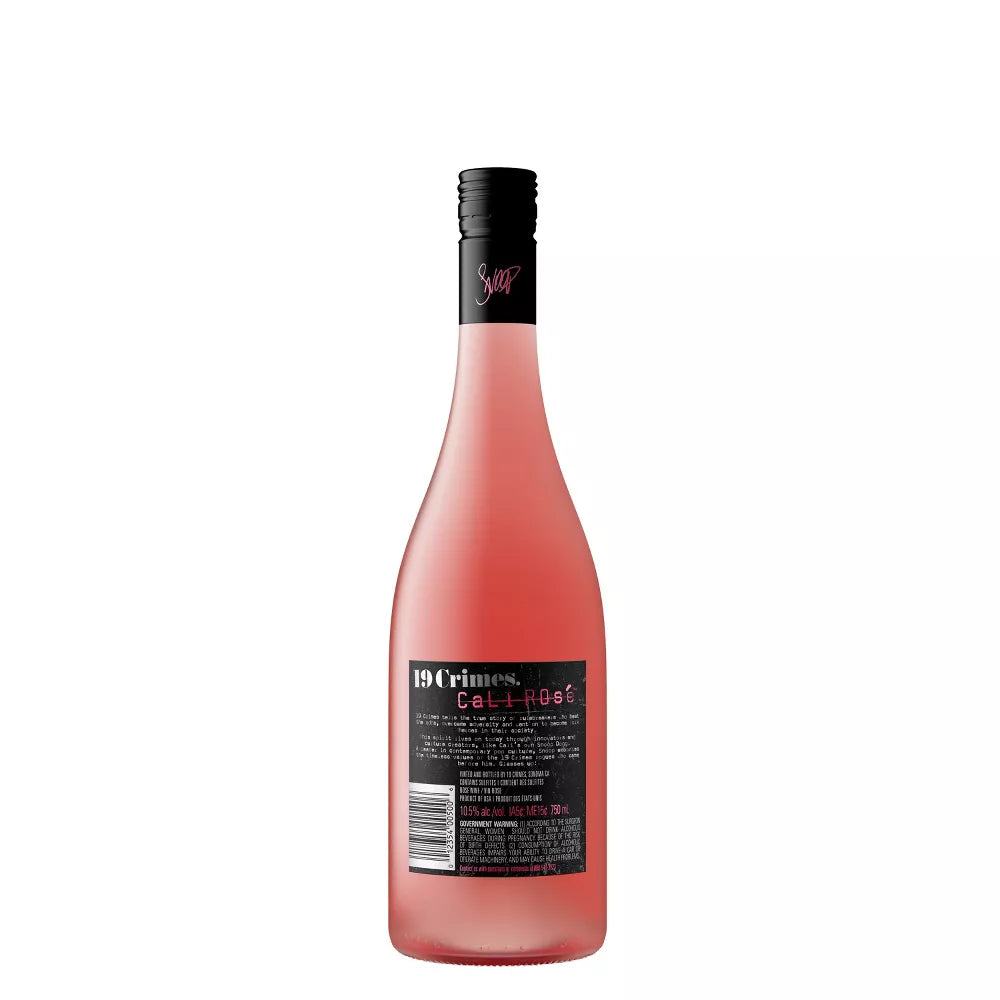 19 Crimes Cali Rosé Wine - 750ml Bottle