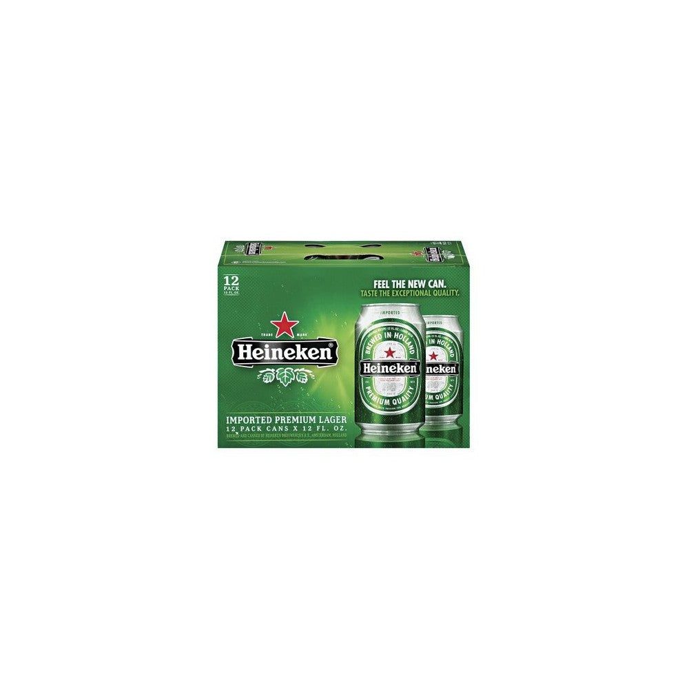 Heineken Premium Lager Cans 12 oz, 12 pk