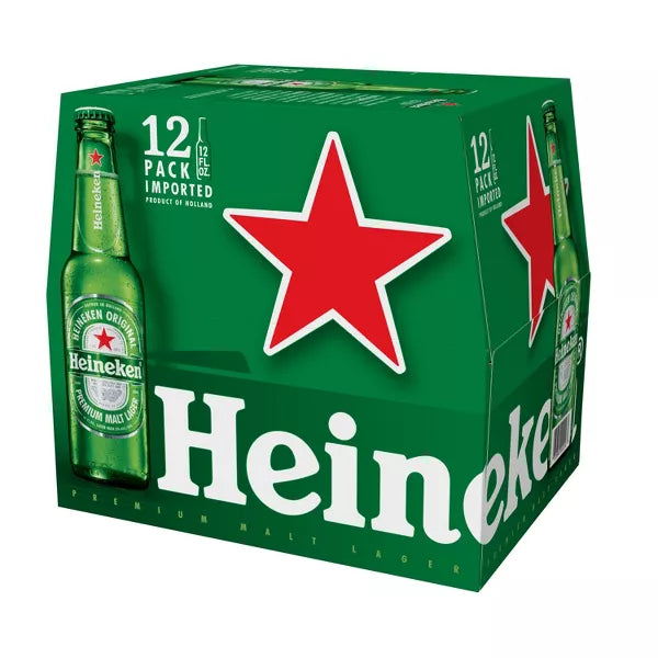 Heineken Original Lager Beer - 12pk/12 fl oz Bottles