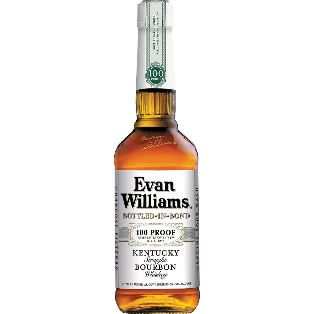 EVAN WILLIAMS WHITE BOTTLED IN BOND KENTUCKY STRAIGHT BOURBON 750 ML