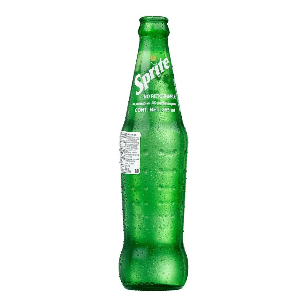 Sprite Mexico Glass Bottle, 355 mL