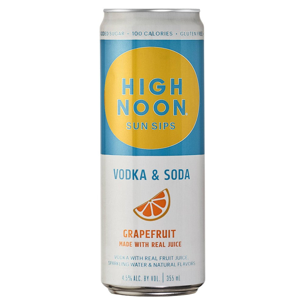 High Noon Sun Sips Grapefruit Vodka & Soda - 355ml Can