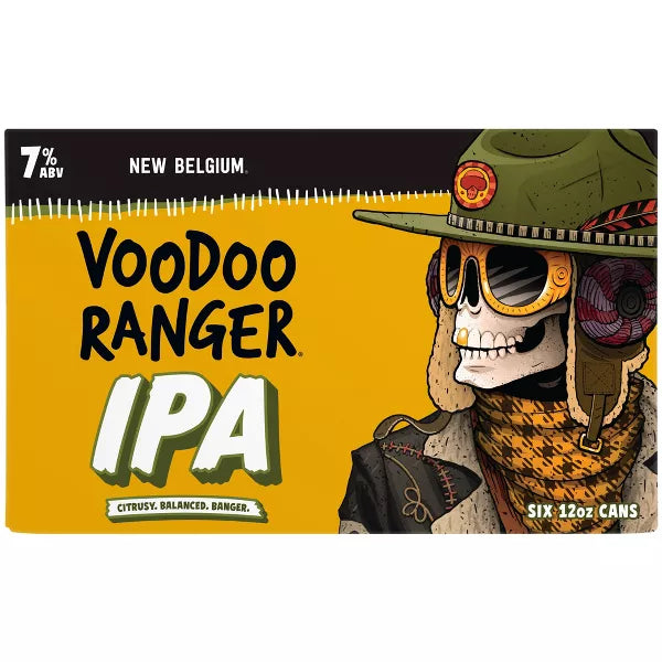 Voodoo Ranger IPA Beer - 6pk/12 fl oz Cans