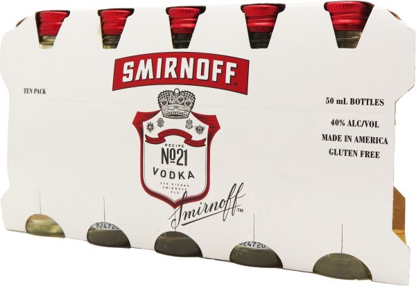 Smirnoff 50Ml 10Pack