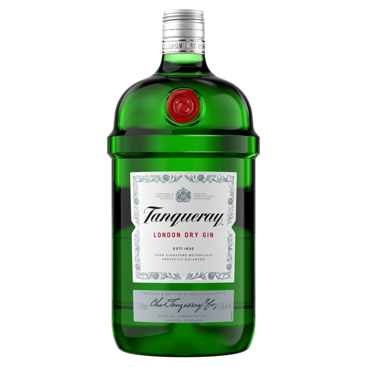 Tanqueray London Dry Gin, 1.75 L (94.6 Proof)
