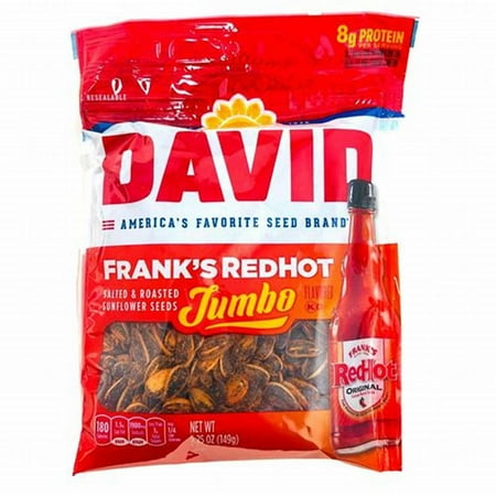 David Jumbo Franks Red Hot Seeds 5.25oz Bag
