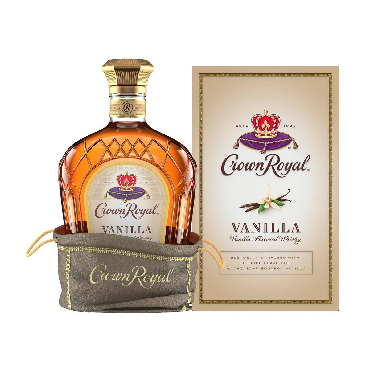 Crown Royal Vanilla Flavored Whisky, 750 mL (70 Proof)