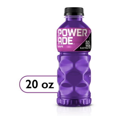 POWERADE Electrolyte Enhanced Grape Sport Drink 20 fl oz Plastic Bottle