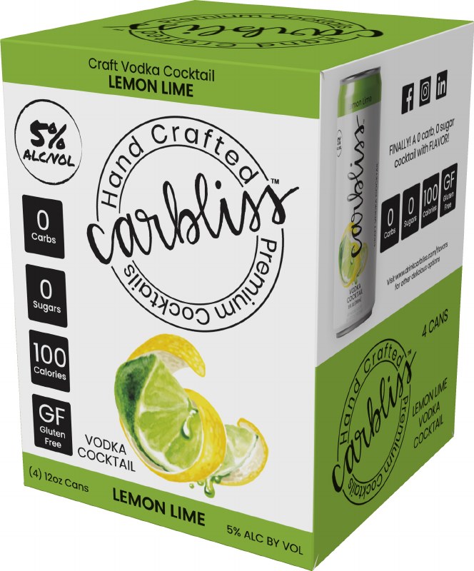 Carbliss Lemon Lime 4Pk
