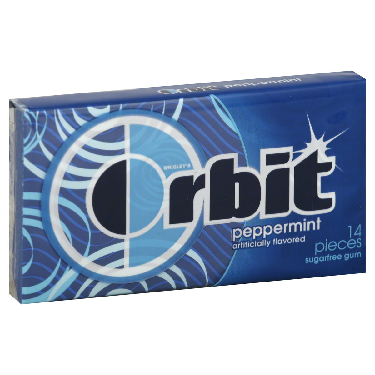 Orbit Gum Peppermint Sugar Free Chewing Gum Single Pack - 14 Piece
