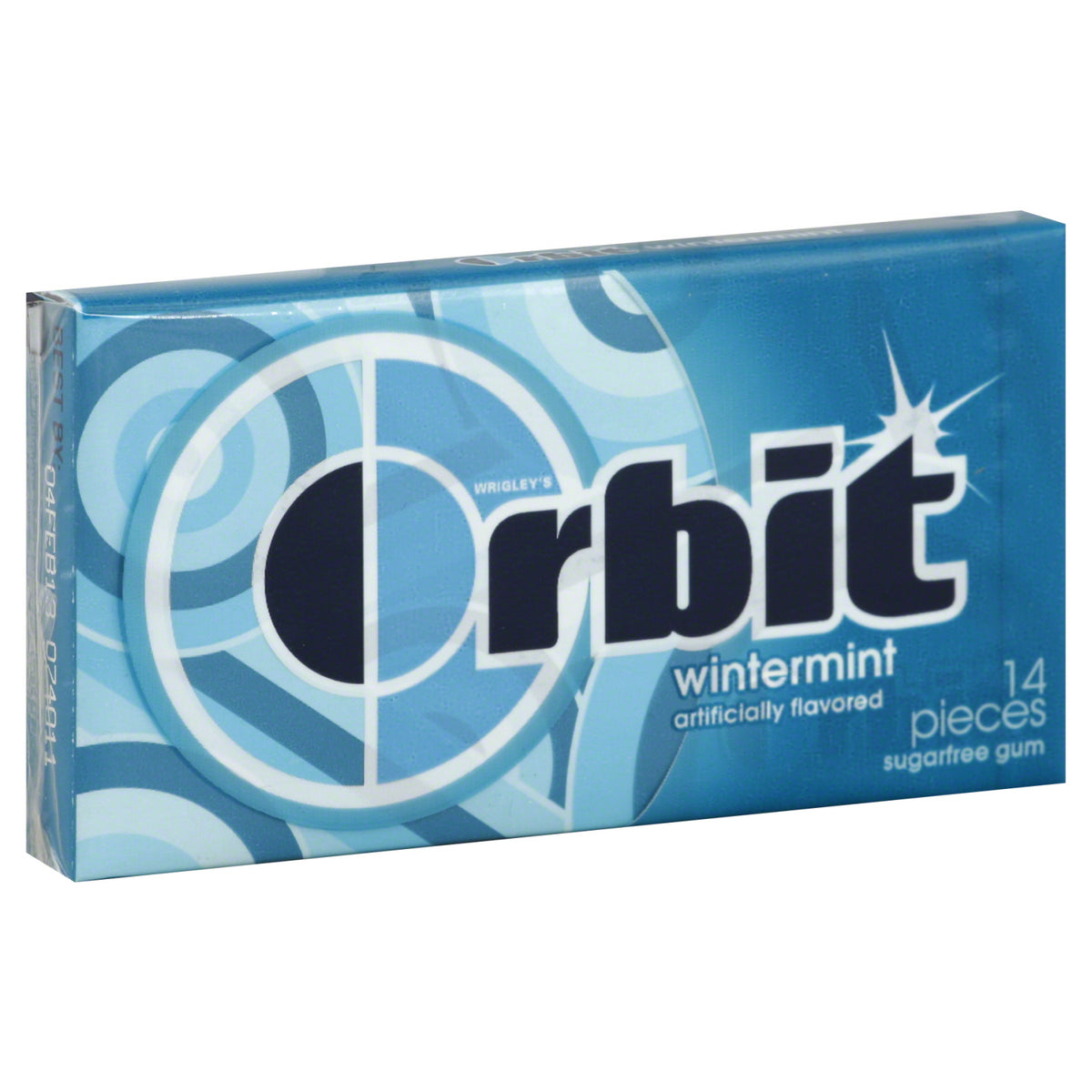 Orbit Gum Wintermint Sugar Free Chewing Gum Single Pack - 14 Piece