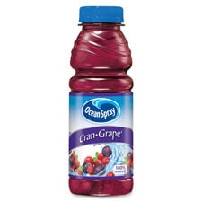 Ocean Spray Cran Grape Juice Cocktail 15.2 Fluid Ounce Plastic Bottle