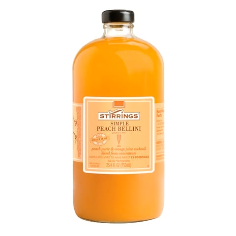 Stirrings Cocktail Mixer, Peach Bellini, 25.4 Fl Oz, 1 Count