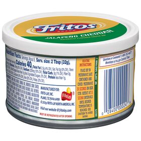 Fritos Flavored Cheese Dip Jalapeno Cheddar 9 Oz