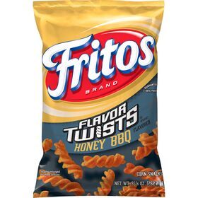 Fritos Flavor Twists Corn Snacks Honey BBQ Flavored 9 1/4 Oz