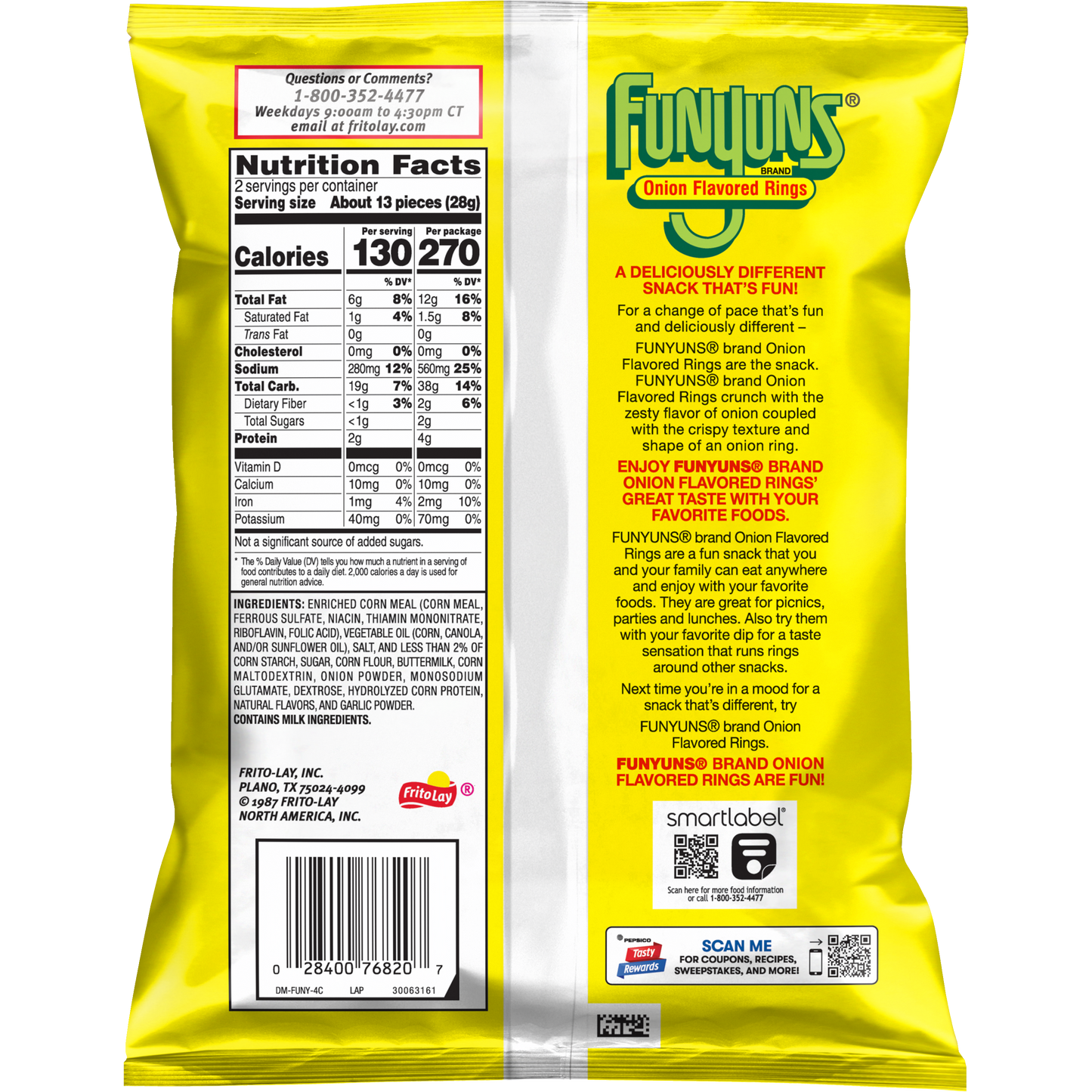 Funyuns Onion Flavored Rings Regular 2 Oz