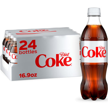 Diet Coke Bottles, 16.9 fl oz, 6 Pack