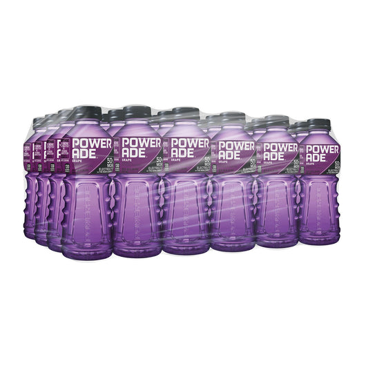 POWERADE Electrolyte Enhanced Grape Sport Drink  20 fl oz  Plastic Bottle
