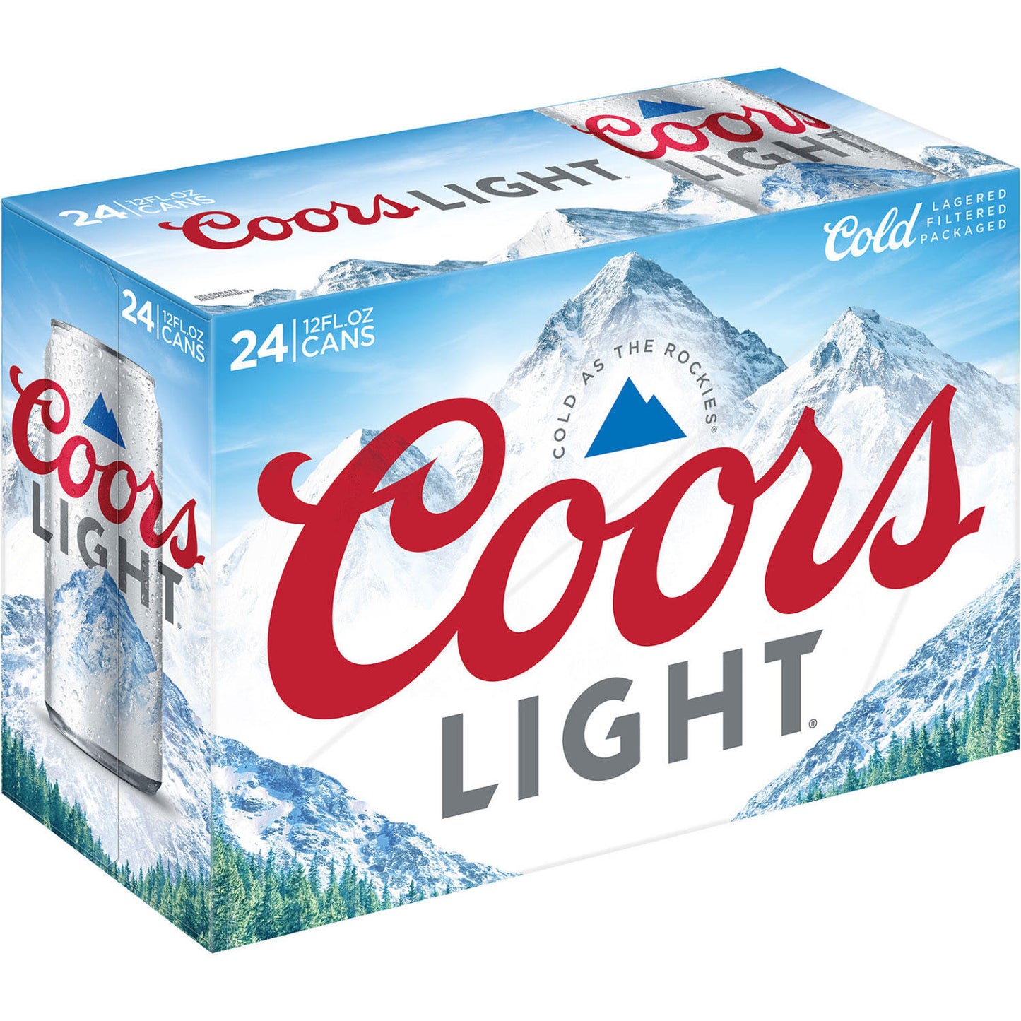 Coors Light Beer - 24pk/12 fl oz Cans