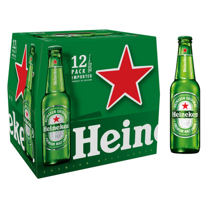 Heineken Original Lager Beer - 12pk/12 fl oz Bottles