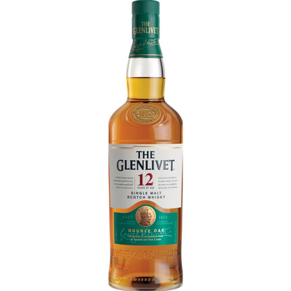 The Glenlivet 12 yr Single Malt Scotch Whisky - 750ml Bottle