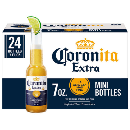 Corona Extra Coronita Lager Beer - 24pk/7 fl oz Bottles