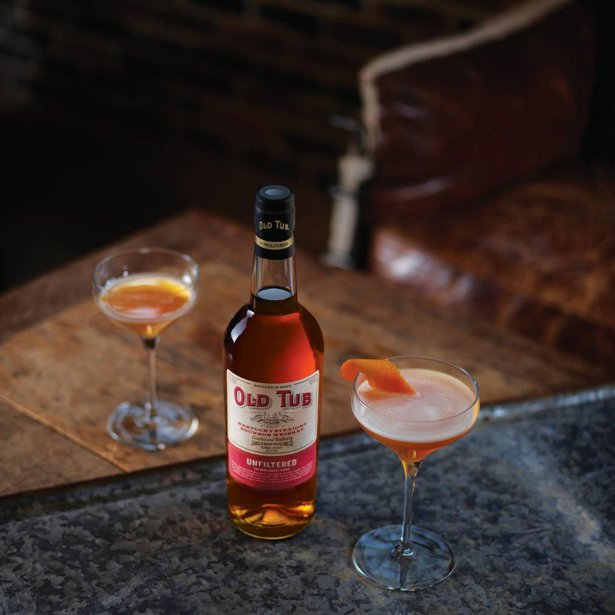 Old Tub Unfilterd Bourbon Whiskey 750 mL