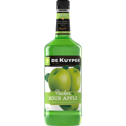 DeKuyper Sour Apple Pucker Liqueur, 1L