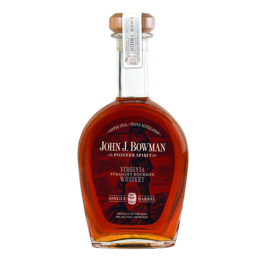 John J. Bowman "Pioneer Spirit" Single Barrel Bourbon Whiskey, 750 mL