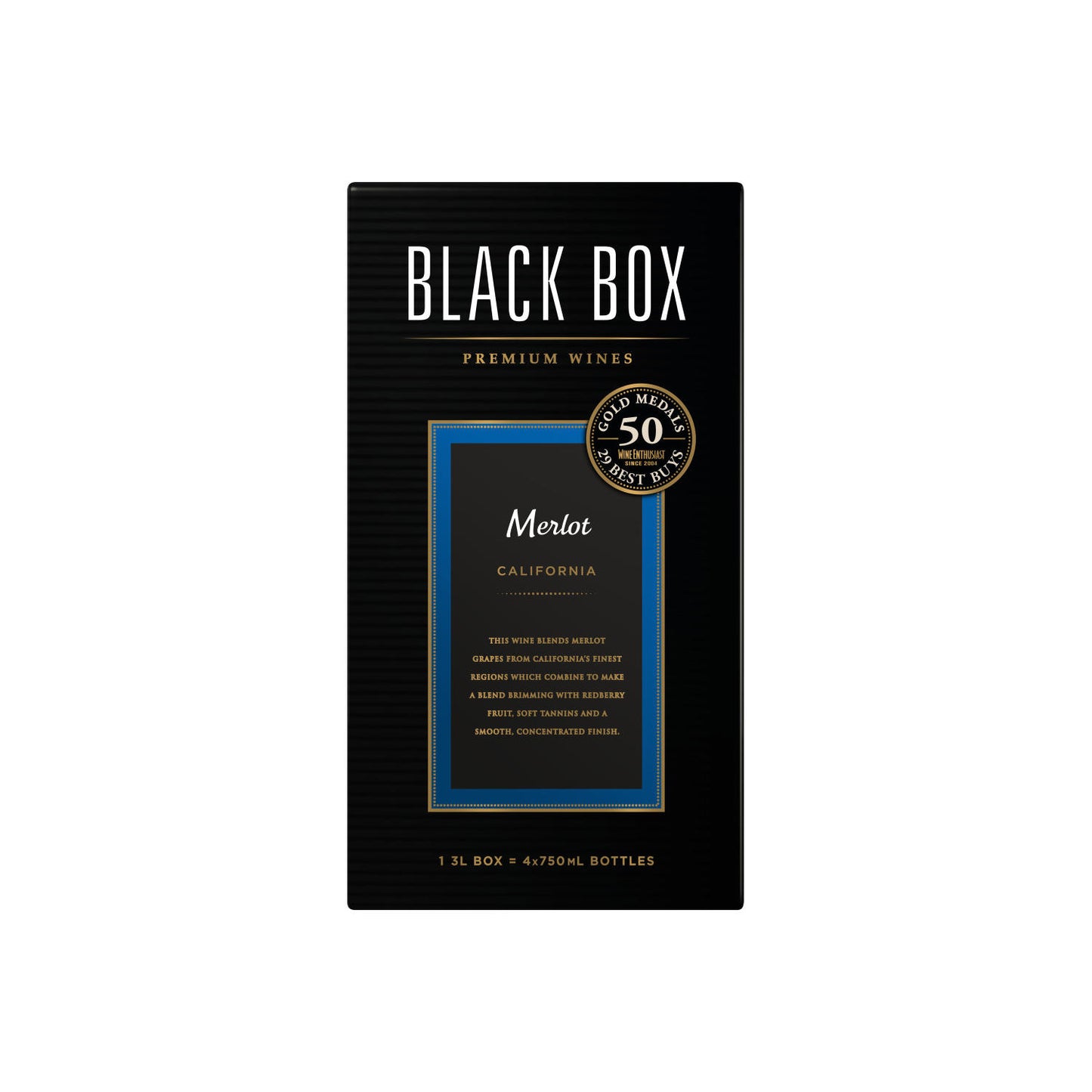 Black Box Merlot, Red Wine, 3 L Box