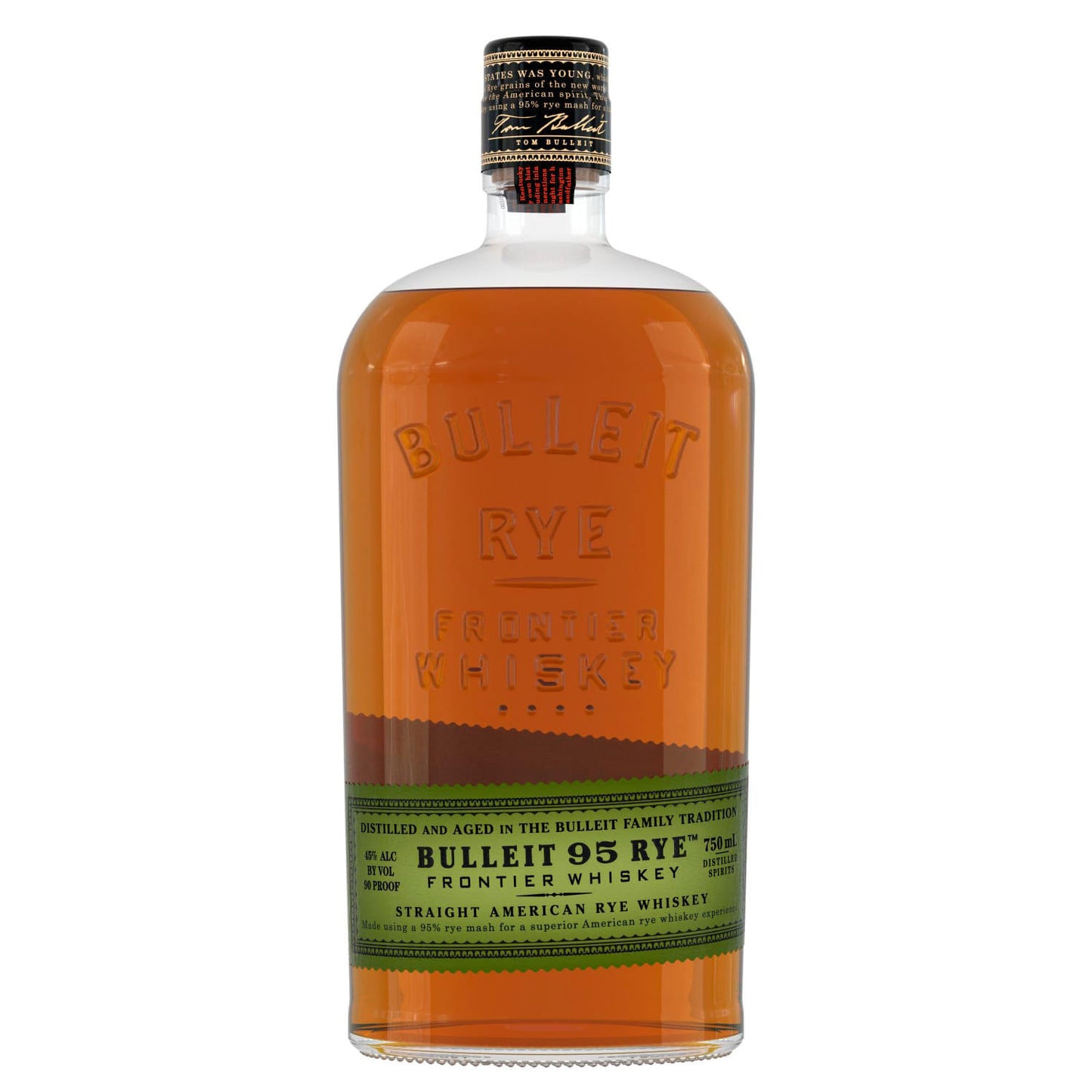 Bulleit 95 Rye Whiskey, 750 mL (90 Proof)