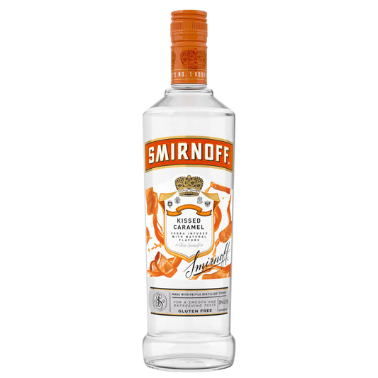 Smirnoff Kissed Caramel, 750 mL, 60 Proof (Vodka Infused with Natural Flavors)