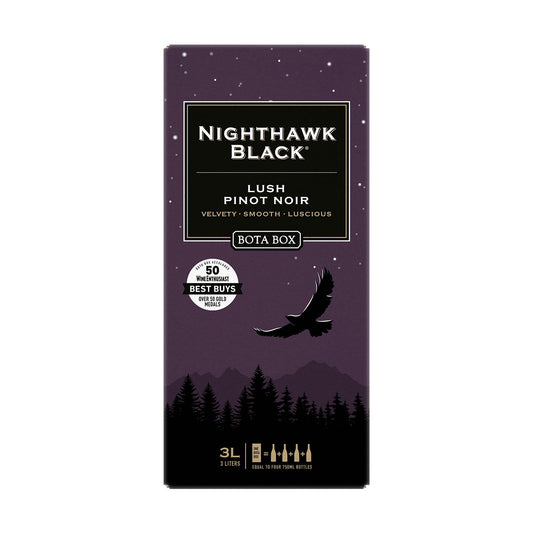 Bota Box Nighthawk Black Lush Pinot Noir, 3 L