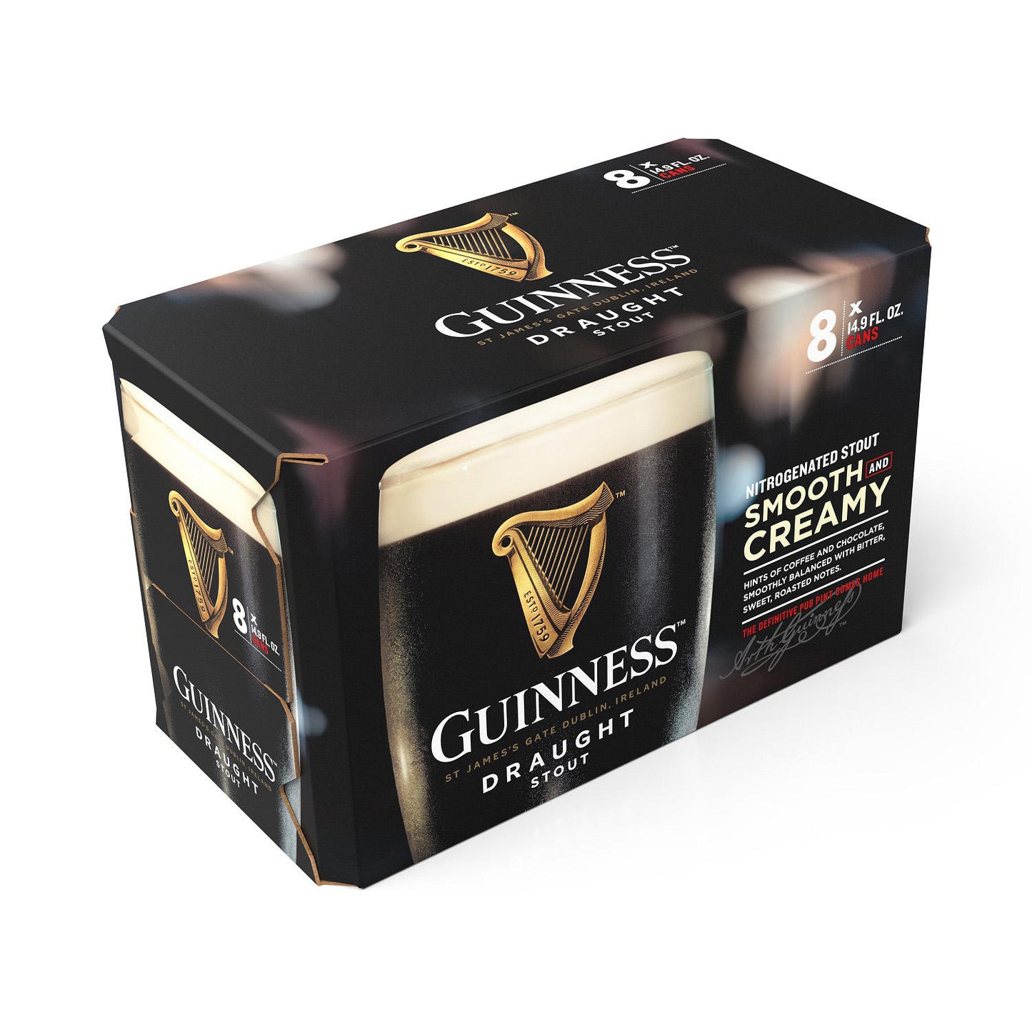 Guinness Draught Beer - 8pk/14.9 fl oz Cans