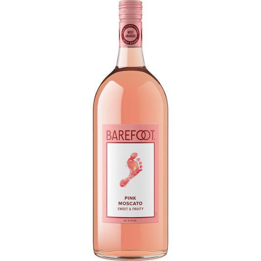 Barefoot Cellars Pink Moscato Wine - 1.5 L Bottle