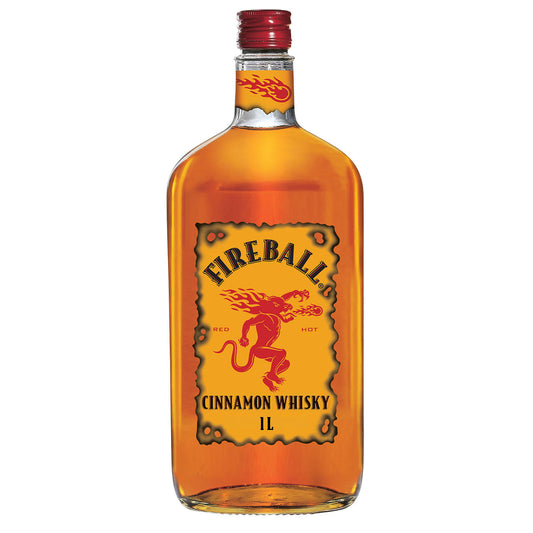 FIREBALL Whisky, Cinnamon, Red Hot, 1.0 L