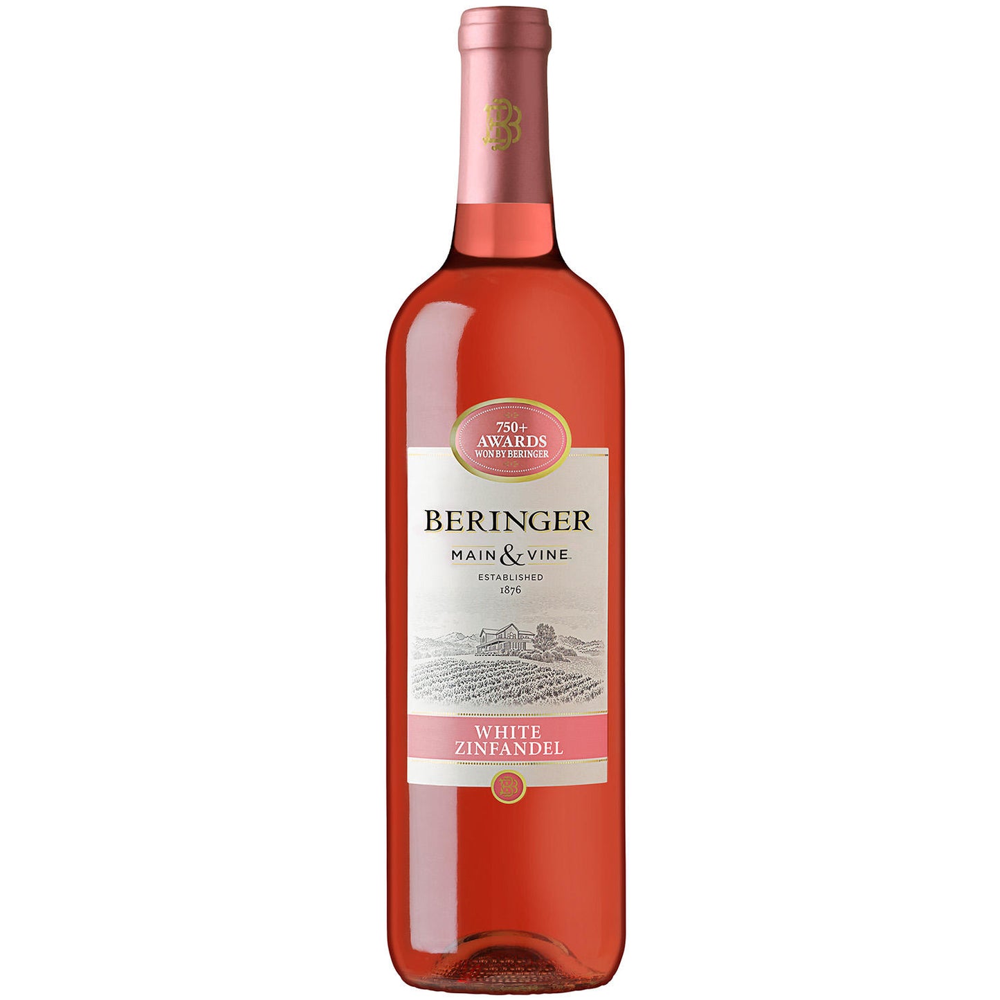 Beringer Main & Vine White Zinfandel Wine 750ml