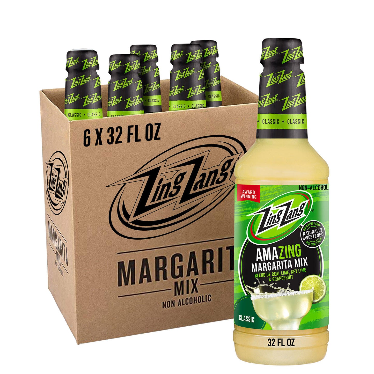 Zing Zang Margarita Mix  32 Fl Oz Bottle