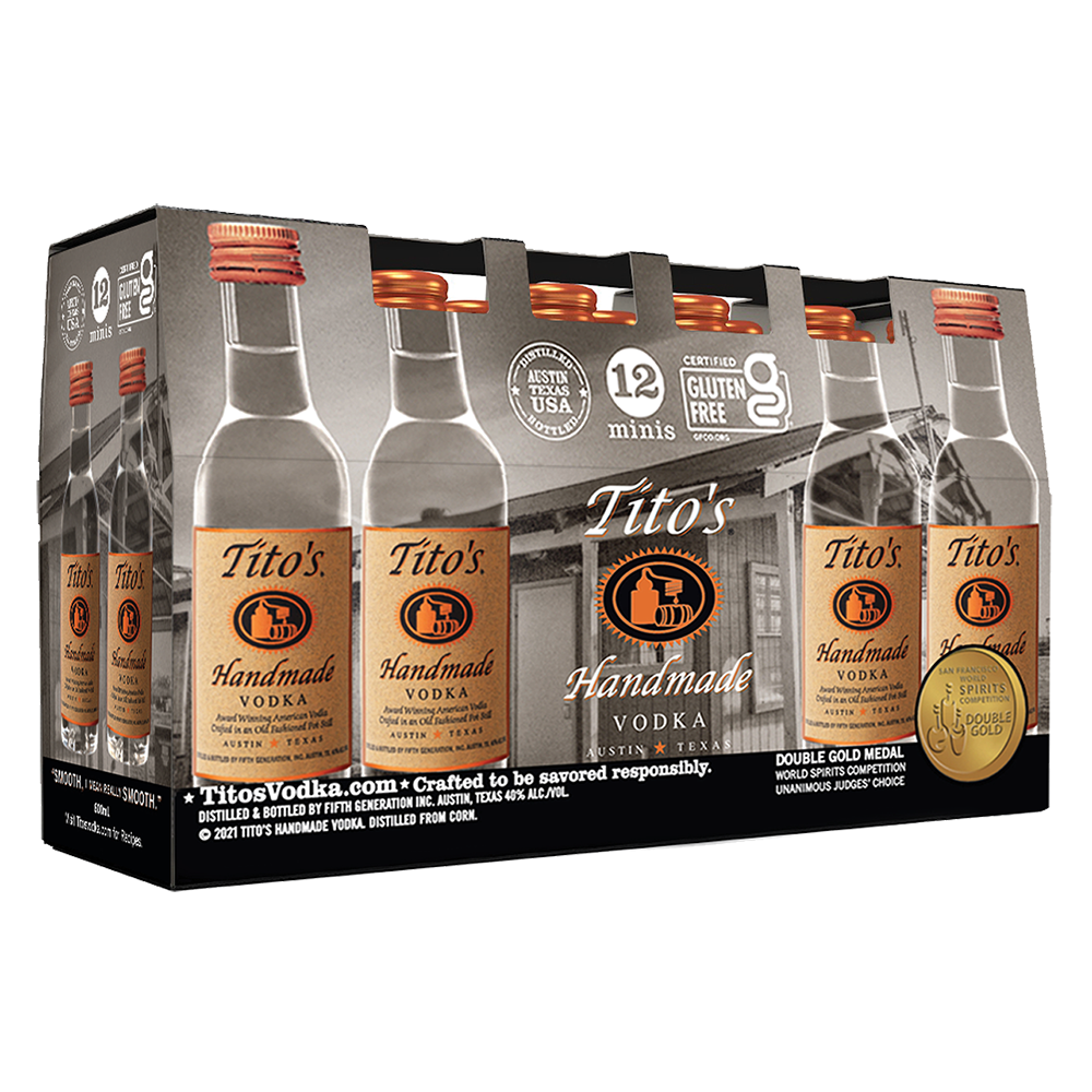 Tito's 50 Ml 12Pk