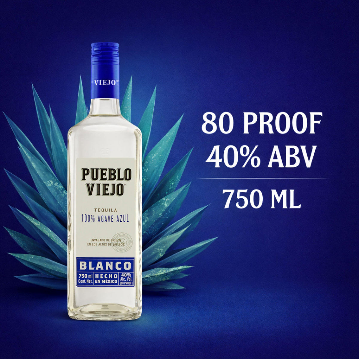 Pueblo Viejo Blanco Tequila