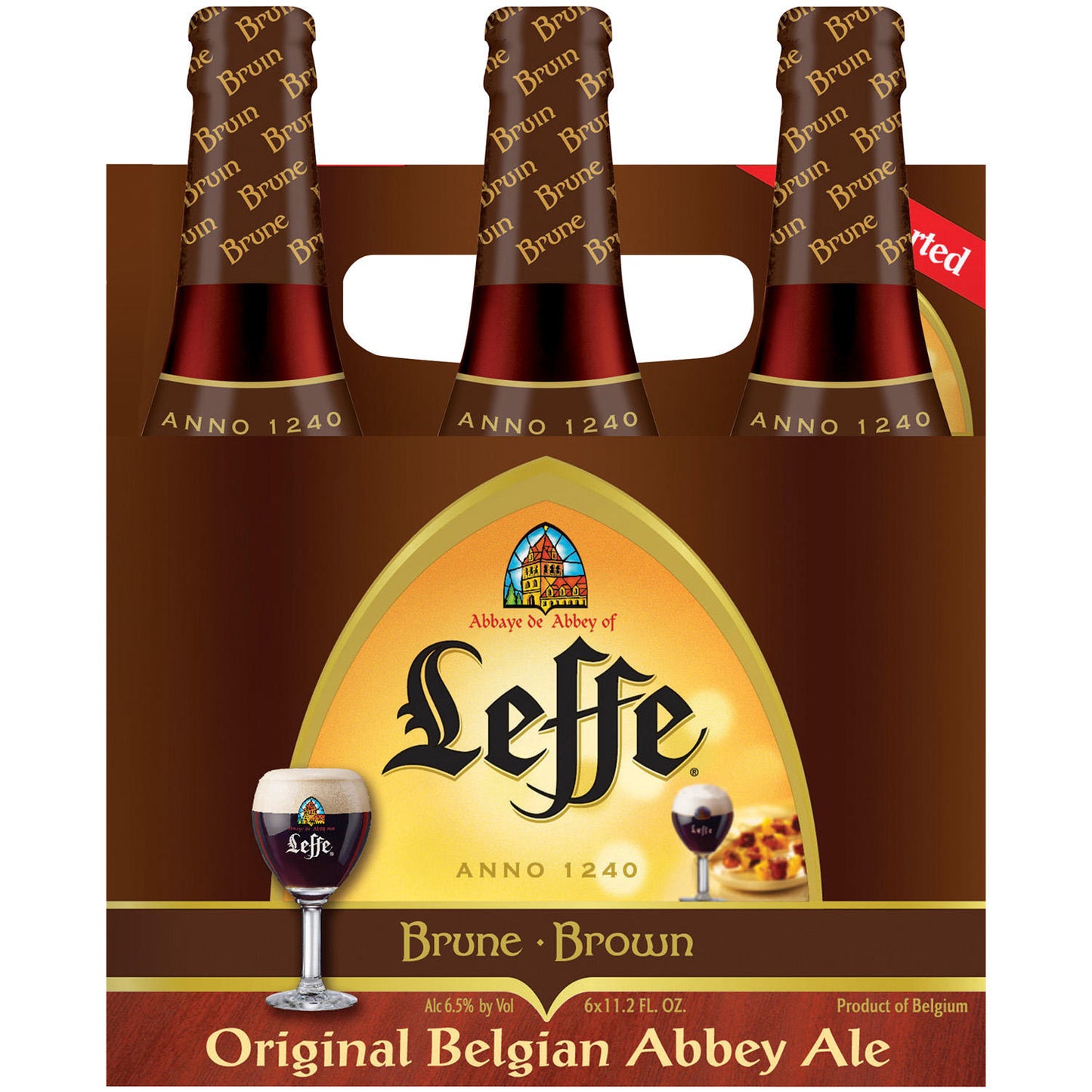 Leffe Blonde Belgian Abbey Ale Beer - 6pk/11.2 fl oz Bottles
