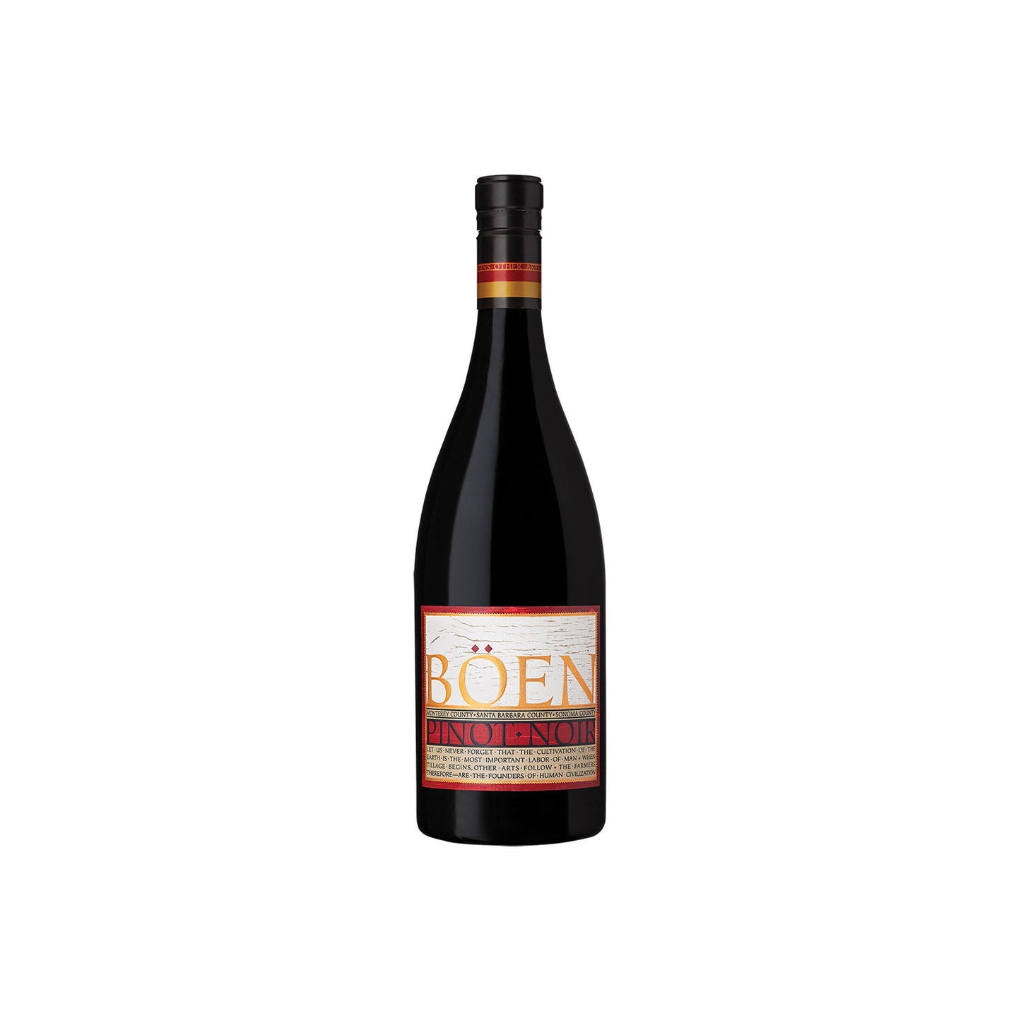 Boen Pinot Noir Red Wine - 750ml Bottle