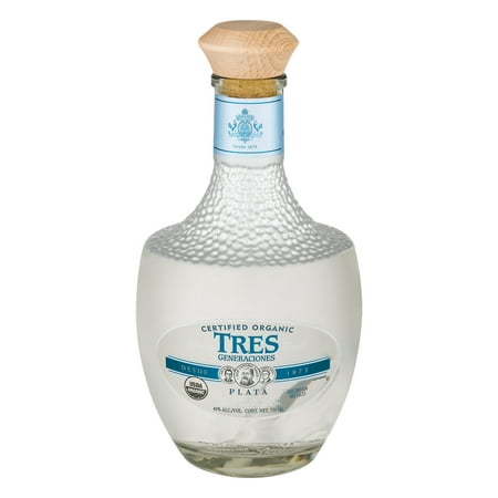 Tres Generaciones Certified Organic Plata Tequila, 750.0 ML